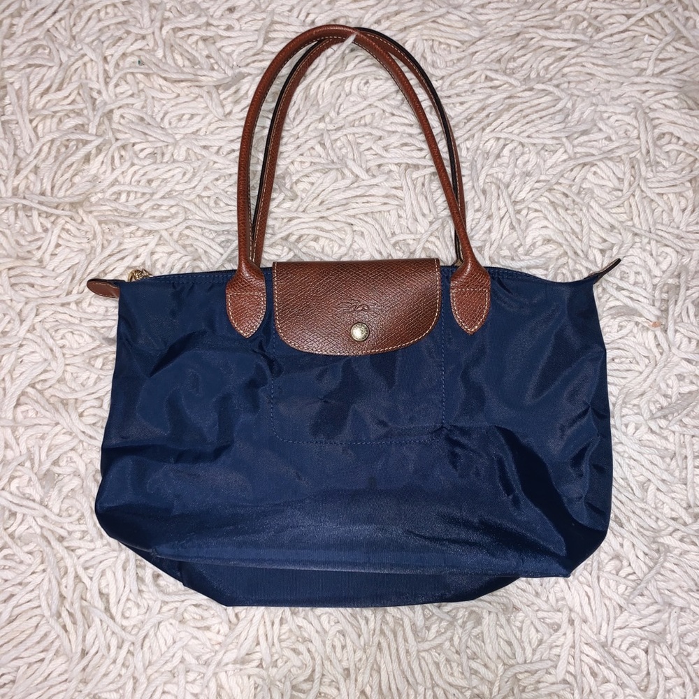 Longchamp Small Navy Tote